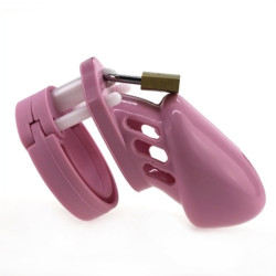 CockLock Cage de chasteté en silicone 7 x 3.3 cm Rose